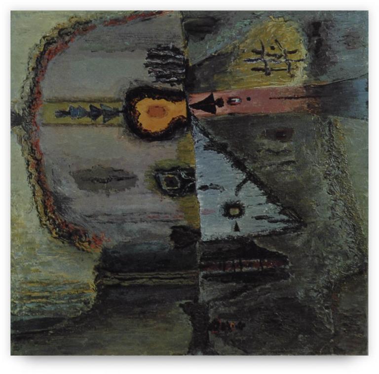 Catalogue raisonné, Vladimir Yankilevsky, Portrait of a Man, 1963