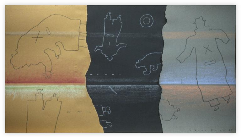 Catalogue raisonné, Vladimir Yankilevsky, From the cycle City, 1985