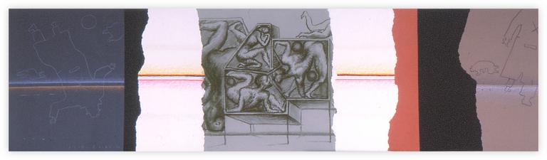 Catalogue raisonné, Vladimir Yankilevsky, From the cycle People in Boxes, 1986