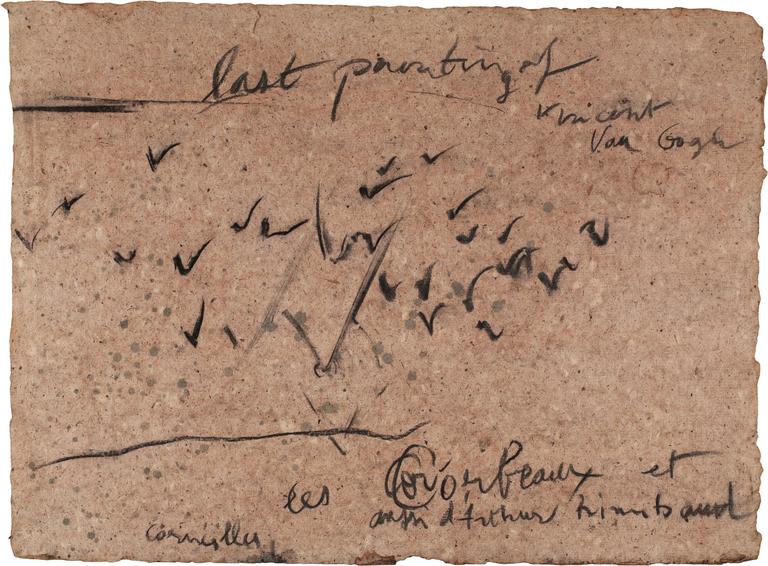 Catalogue raisonné, Michel Potage, LES CORBEAUX ET CORNIELLES AUSSI D'ARTHUR RIMBAUD —