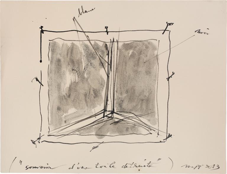 Catalogue raisonné, Michel Potage, SOUVENIR D'UNE TOILE DETRUITE — 2013