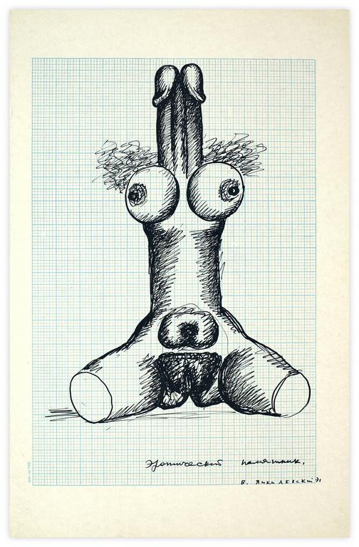 Catalogue raisonné, Vladimir Yankilevsky, Erotic Monument, 1971