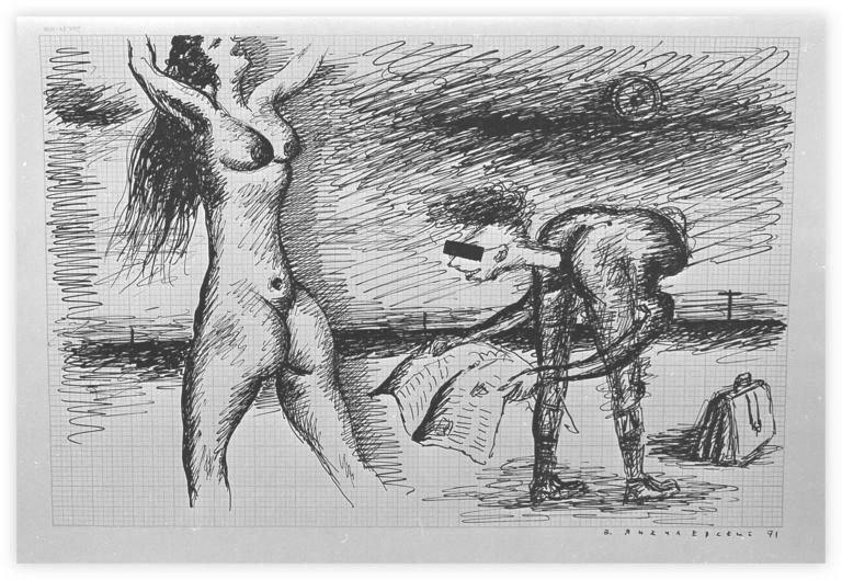 Catalogue raisonné, Vladimir Yankilevsky, Title???, 1971