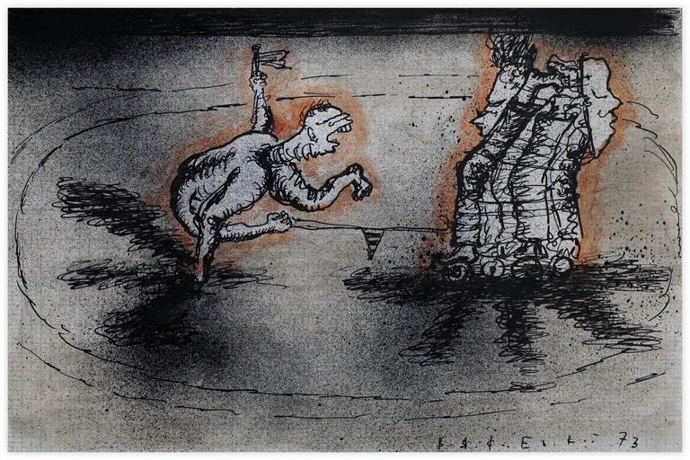 Catalogue raisonné, Vladimir Yankilevsky, Mutants, 1973