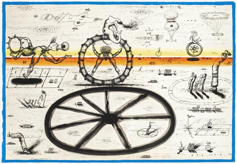 Catalogue raisonné, Vladimir Yankilevsky, Festivities or Celebratory celebrations, 1975
