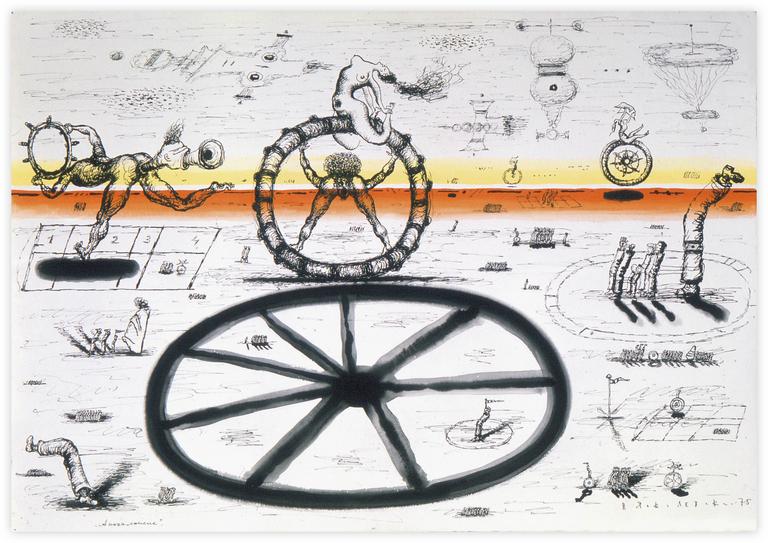 Catalogue raisonné, Vladimir Yankilevsky, From the cycle Mutants (Sodom and Gomorrah): Festivities or Celebratory celebrations, 1975