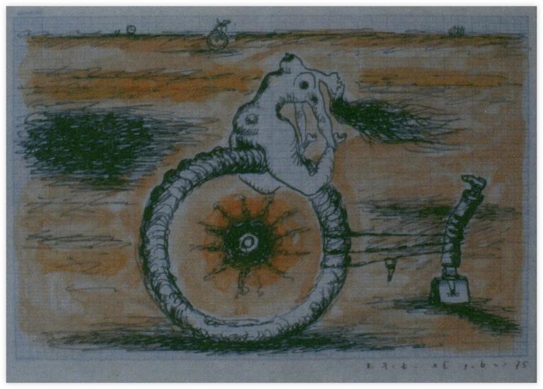 Catalogue raisonné, Vladimir Yankilevsky, From the cycle City: nan, 1975