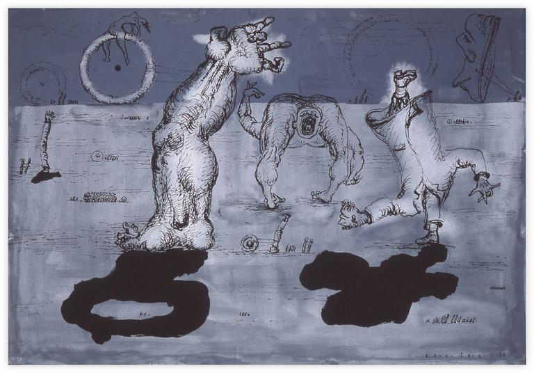 Catalogue raisonné, Vladimir Yankilevsky, From the cycle Mutants (Sodom and Gomorrah): «Parteigenossen», 1976