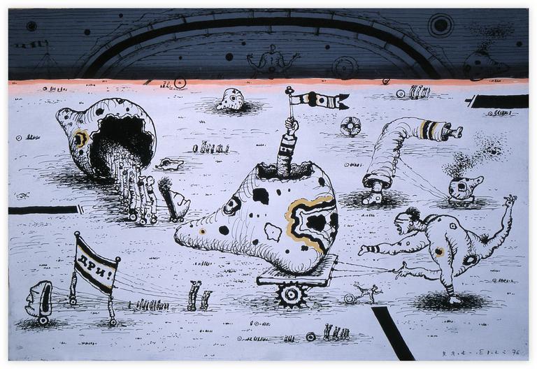 Catalogue raisonné, Vladimir Yankilevsky, Birth of Mutants, 1976