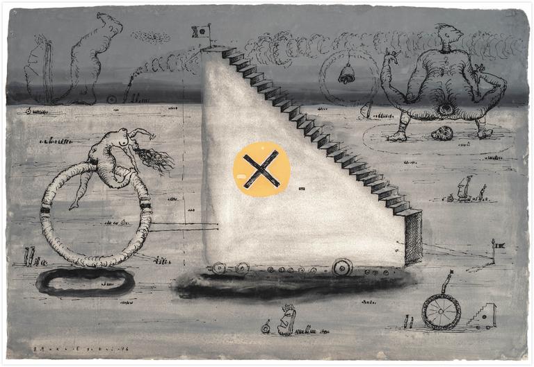 Catalogue raisonné, Vladimir Yankilevsky, The Ladder of Hope, 1976
