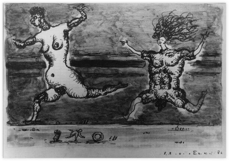 Catalogue raisonné, Vladimir Yankilevsky, Persecution, 1976