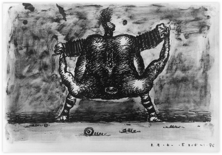 Catalogue raisonné, Vladimir Yankilevsky, Accordionist, 1976
