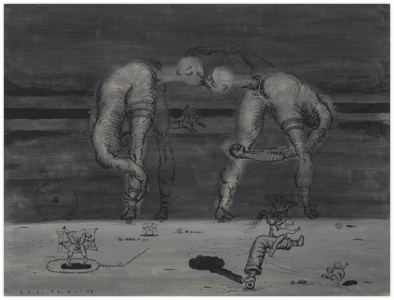Catalogue raisonné, Vladimir Yankilevsky, A Brotherly Kiss, 1977