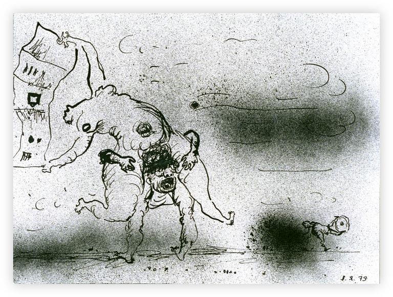 Catalogue raisonné, Vladimir Yankilevsky, Abduction, 1979