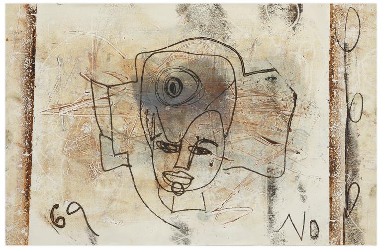 Catalogue raisonné, Norris Embry, Sans titre (Visage), 1969