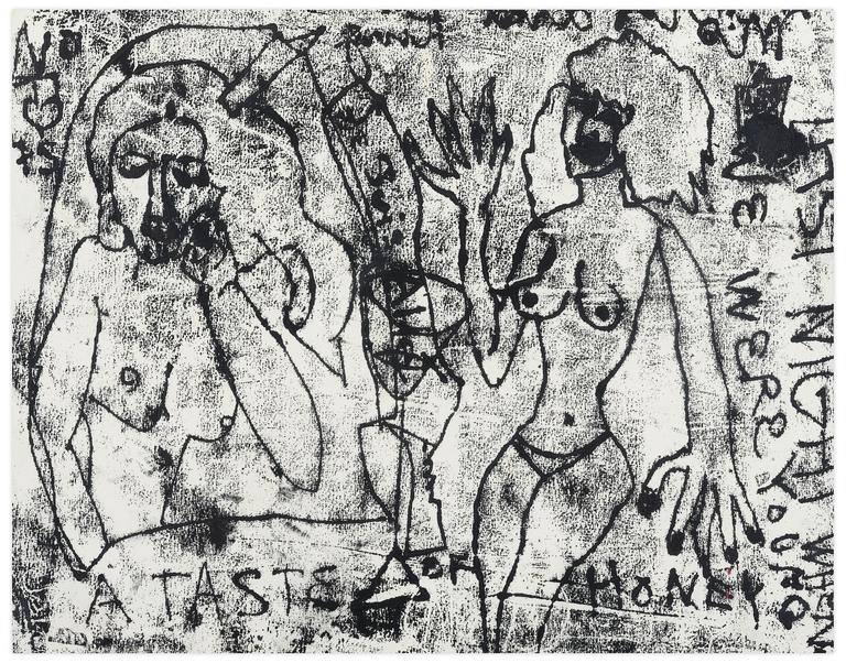 Catalogue raisonné, Norris Embry, Sans titre (Deux femmes nues à mi-corps), 1975