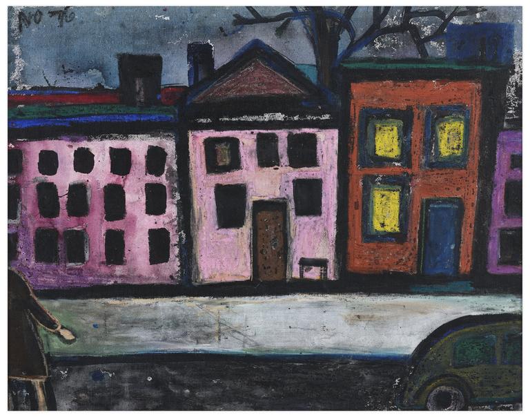 Catalogue raisonné, Norris Embry, Sans titre (St. Paul street, fenêtre jaune), 1976