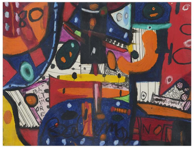 Catalogue raisonné, Norris Embry, Sans titre (Rayures), 1980