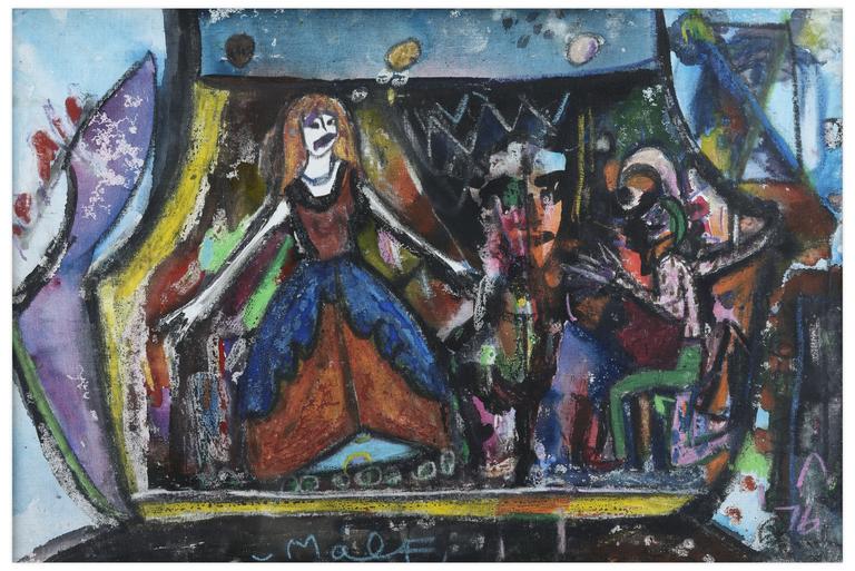 Catalogue raisonné, Norris Embry, Sans titre (Théatre, chanteuse lyrique sur scène),1976