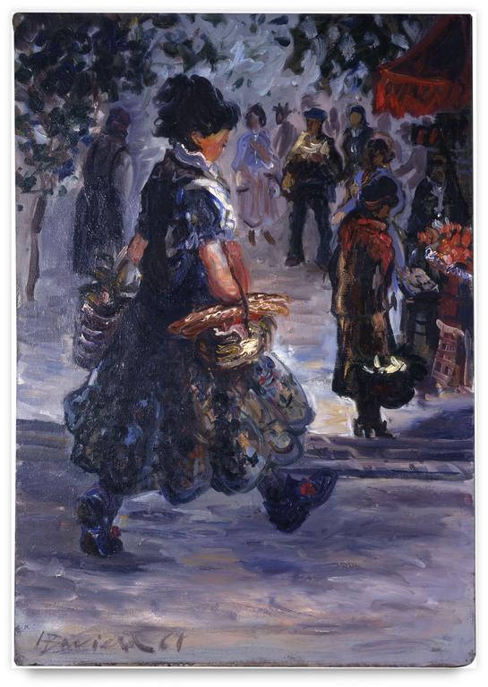 Catalogue raisonné, Henri Baviera, Marché place Maubert — 1961