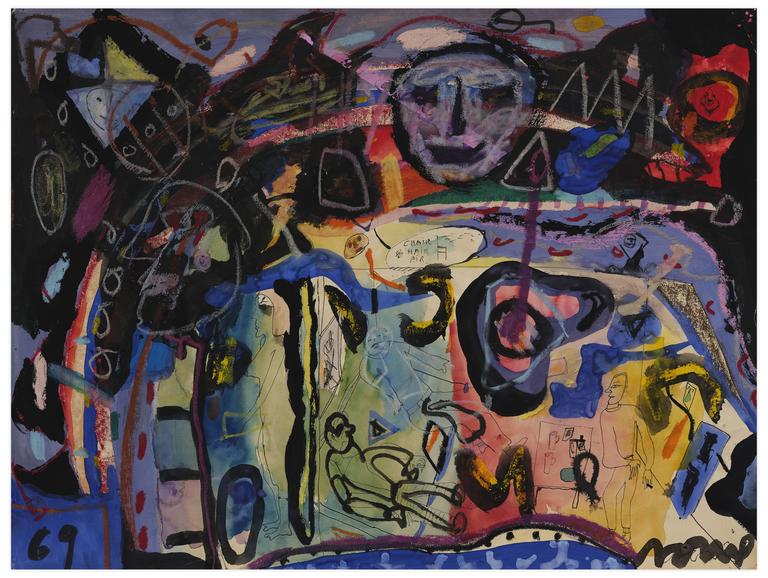 Catalogue raisonné, Norris Embry, Sans titre (Chair Hair Air), 1969