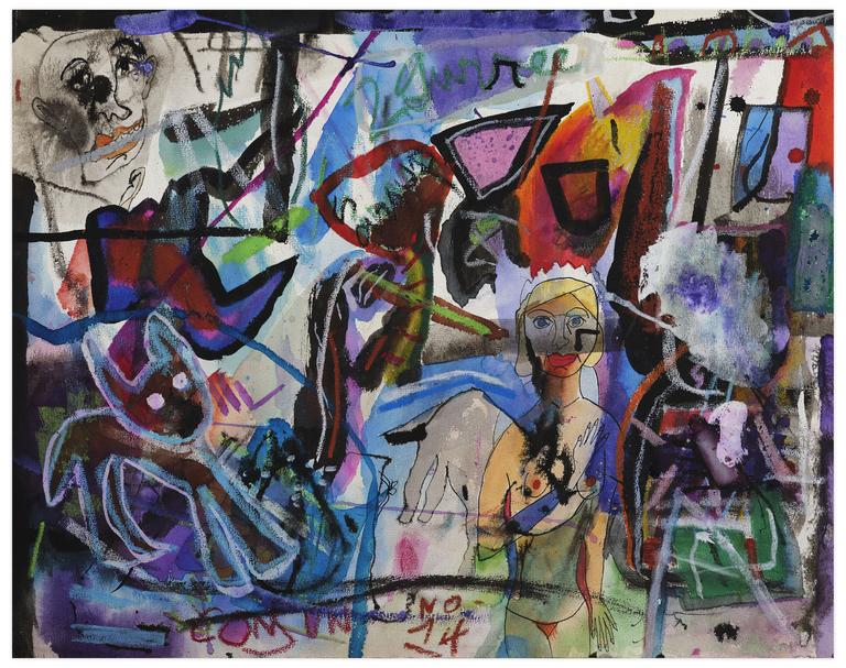 Catalogue raisonné, Norris Embry, Sans titre (Femme nue à mi-corp, bras sur la poitrine), 1974