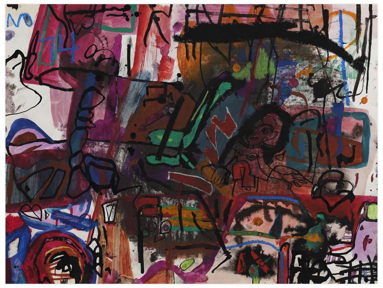 Catalogue raisonné, Norris Embry, Sans titre (Figure bras tendus), 1974