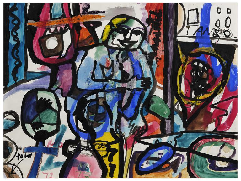 Catalogue raisonné, Norris Embry, Sans titre (Tango), 1972