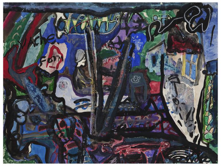 Catalogue raisonné, Norris Embry, Sans titre (Vache Farm), 1972