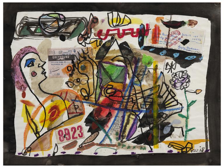 Catalogue raisonné, Norris Embry, Sans titre (Greyhound), 1969