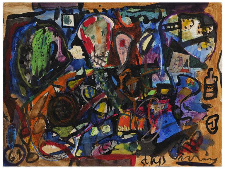 Catalogue raisonné, Norris Embry, Sans titre (Femme de profil à gauche), 1969