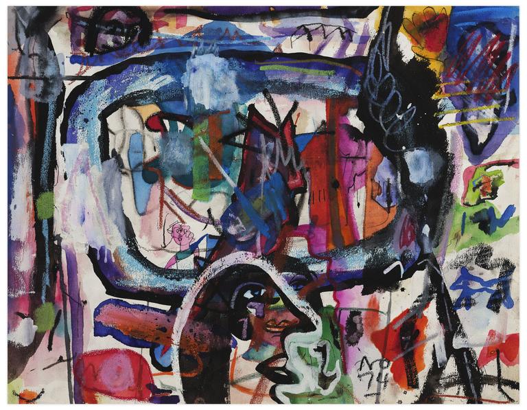 Catalogue raisonné, Norris Embry, Sans titre (Femme de profil à droite), 1974