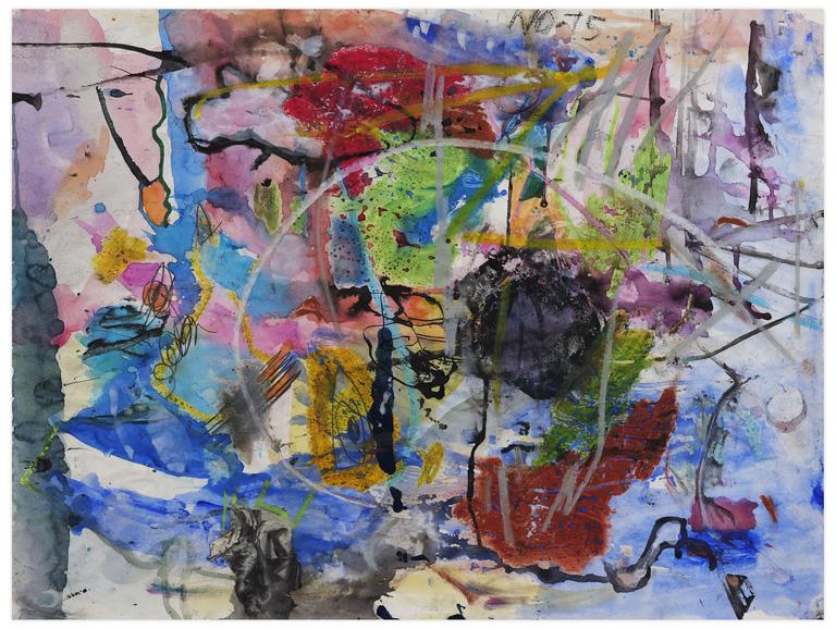 Catalogue raisonné, Norris Embry, Sans titre (Collage d'homme nu à l'envers), 1975