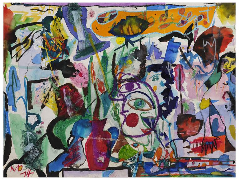 Catalogue raisonné, Norris Embry, Sans titre (Buste d'homme à droite), 1974