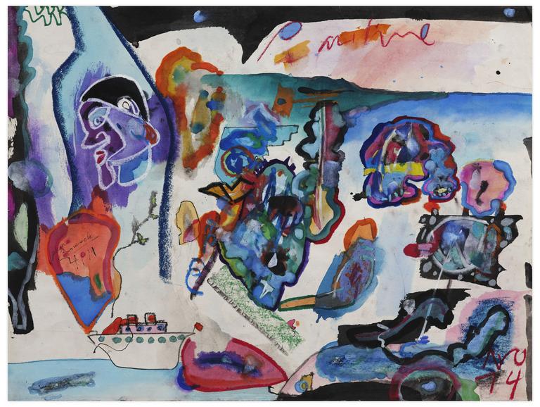 Catalogue raisonné, Norris Embry, Sans titre (Phone Benesch 4 PM), 1974