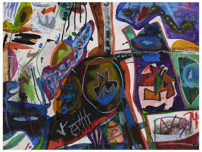 Catalogue raisonné, Norris Embry, Sans titre (Composition abstraite), 1974