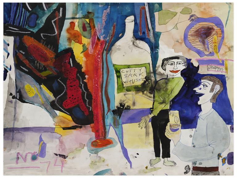 Catalogue raisonné, Norris Embry, Sans titre (Cutty Sark Whiskey), 1974