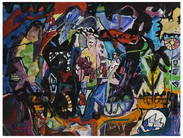 Catalogue raisonné, Norris Embry, Sans titre (Fleur), 1971