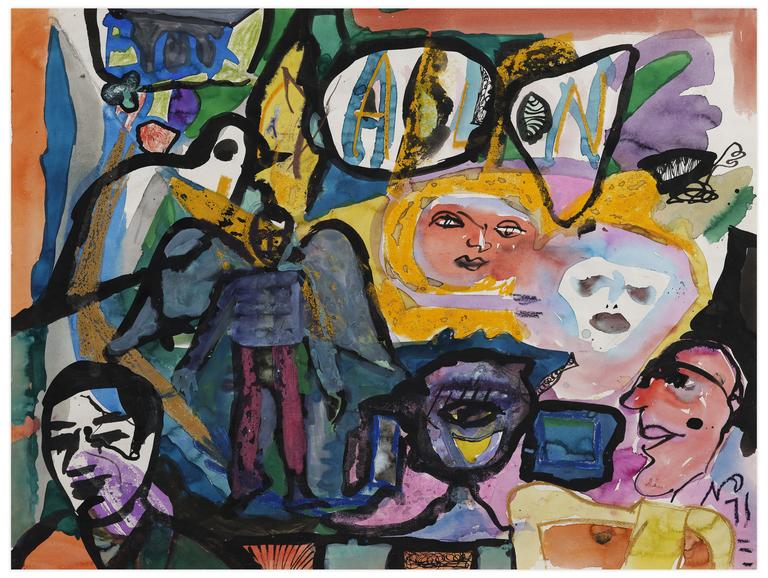 Catalogue raisonné, Norris Embry, Sans titre (Alon), 1971
