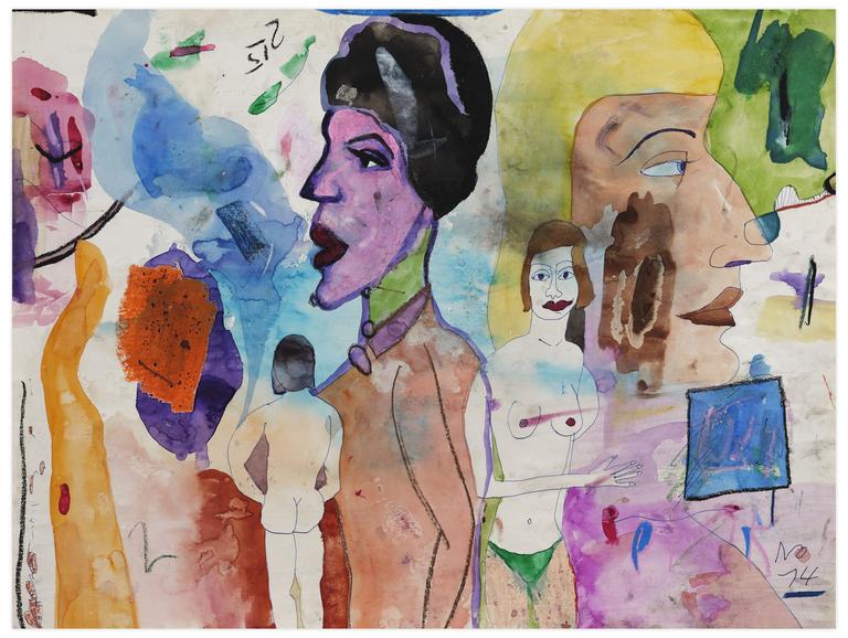 Catalogue raisonné, Norris Embry, Sans titre (Quatre femmes), 1974