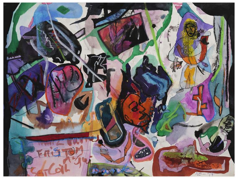 Catalogue raisonné, Norris Embry, Sans titre (Fri 5 Tom), 1974