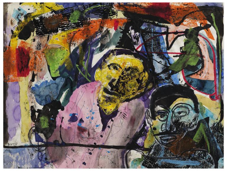 Catalogue raisonné, Norris Embry, Sans titre (Deux hommes), 1975