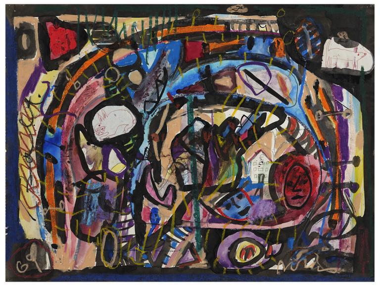 Catalogue raisonné, Norris Embry, Sans titre (Deux chiens), 1969