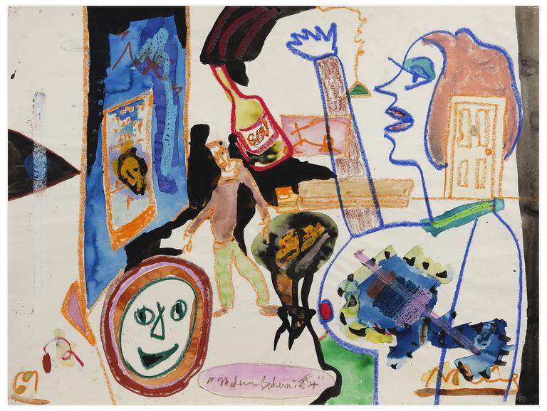 Catalogue raisonné, Norris Embry, Sans titre (Modern Bohemia), 1969