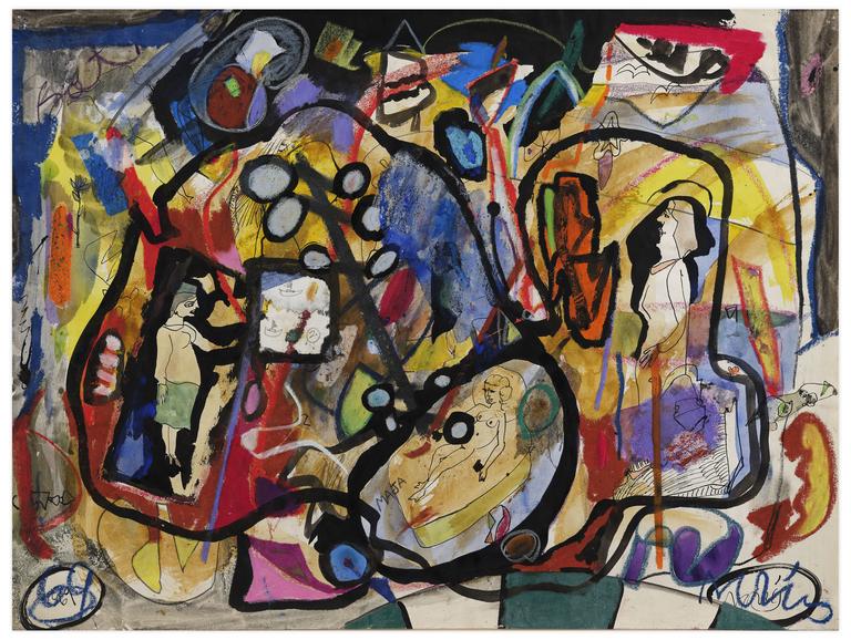 Catalogue raisonné, Norris Embry, Sans titre (Maja), 1969