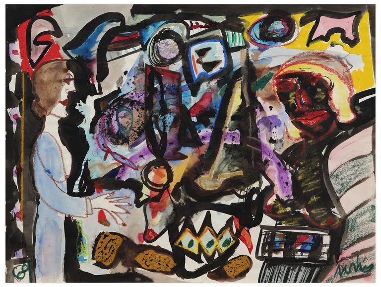 Catalogue raisonné, Norris Embry, Sans titre (Deux femmes), 1969