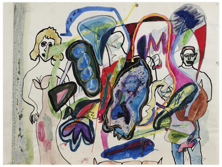 Catalogue raisonné, Norris Embry, Sans titre (Femme et homme), 1970
