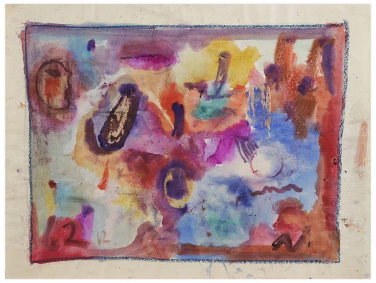 Catalogue raisonné, Norris Embry, Sans titre (Visage de profil à droite), 1962