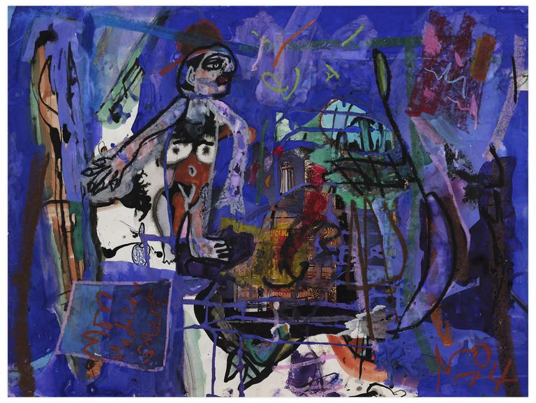 Catalogue raisonné, Norris Embry, Sans titre (Monday Medicare Sheet), 1974