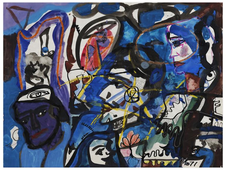 Catalogue raisonné, Norris Embry, Sans titre (Oeil), 1971